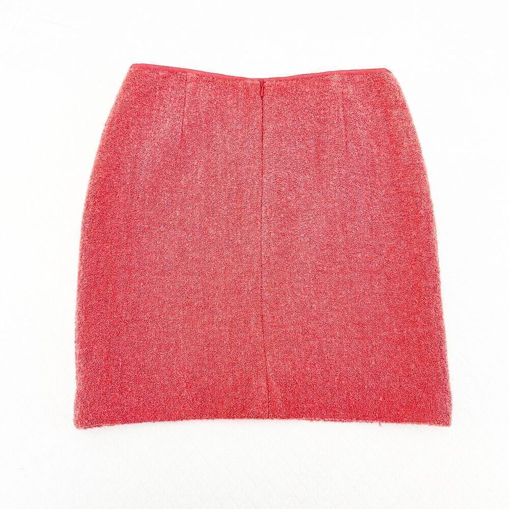 Tahari Wool Pencil Skirt Straight Textured Pattern Size 2